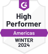 G2 High Performer Americas Winter 2024