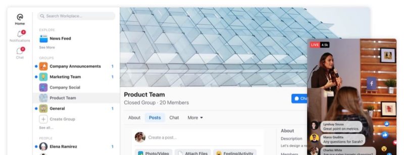 facebook workspace