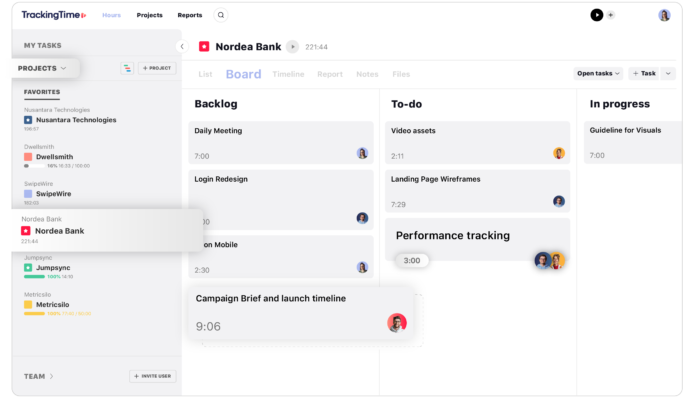 TrackingTime - Time Tracking App para Equipos Productivos