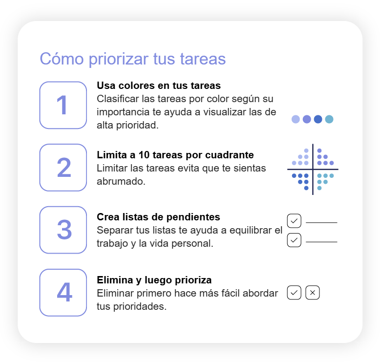 cómo priorizar tus tareas